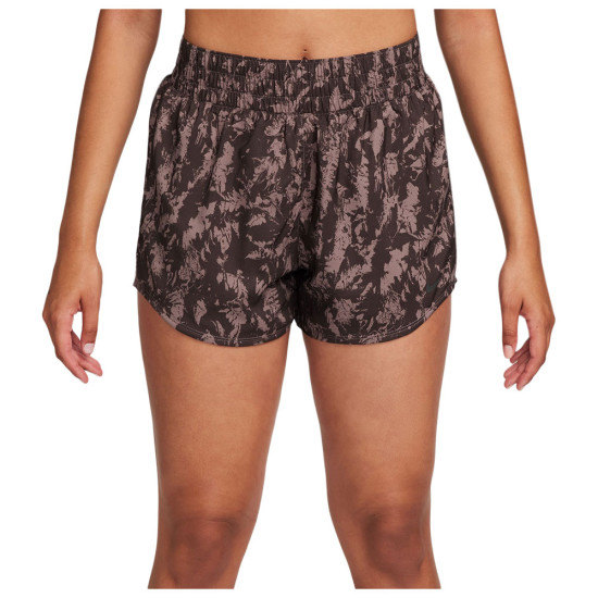 Nike Γυναικείο σορτς One Dri-FIT High-Waisted Brief-Lined 3&quot; Printed Shorts